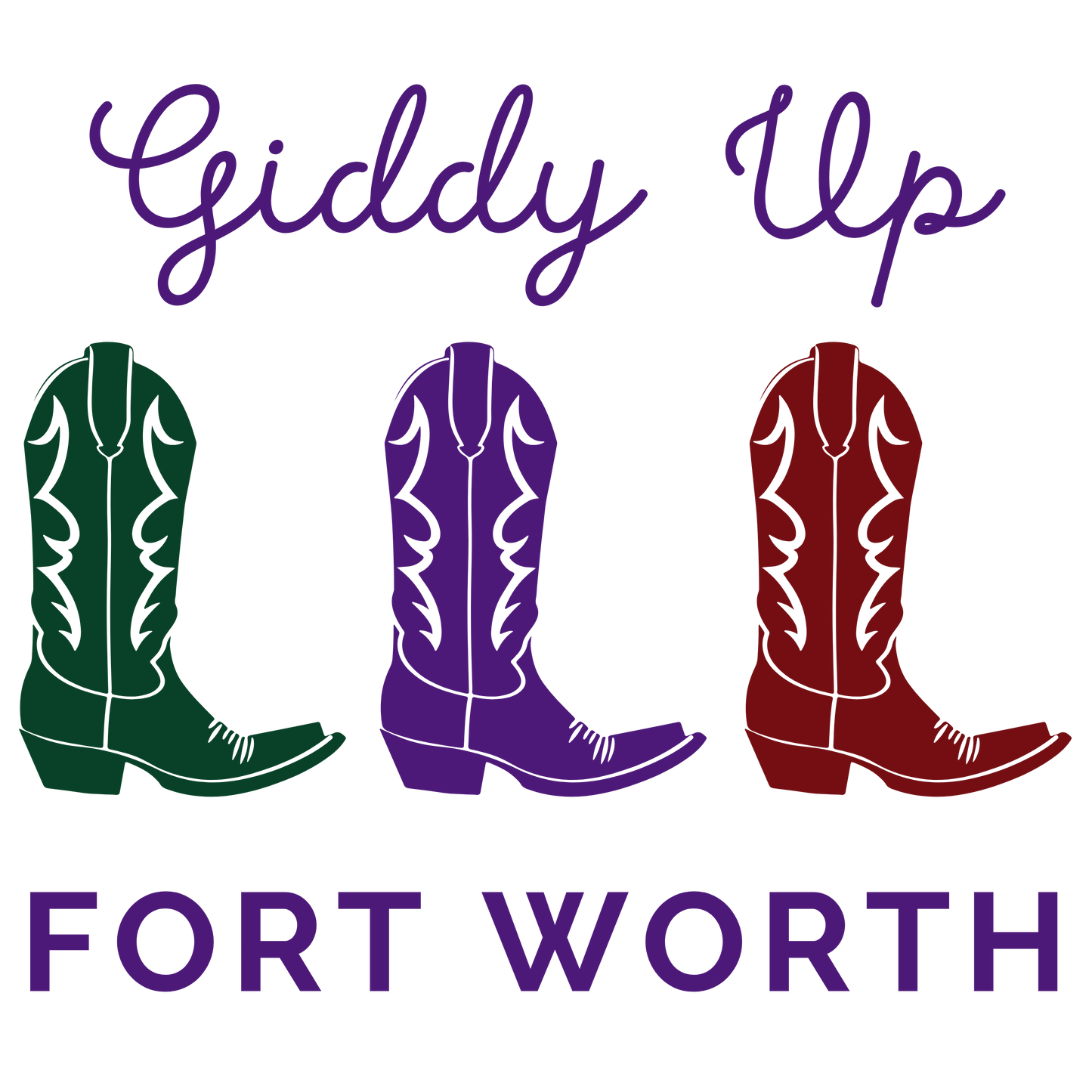 24 Giddy Up Boots Decal