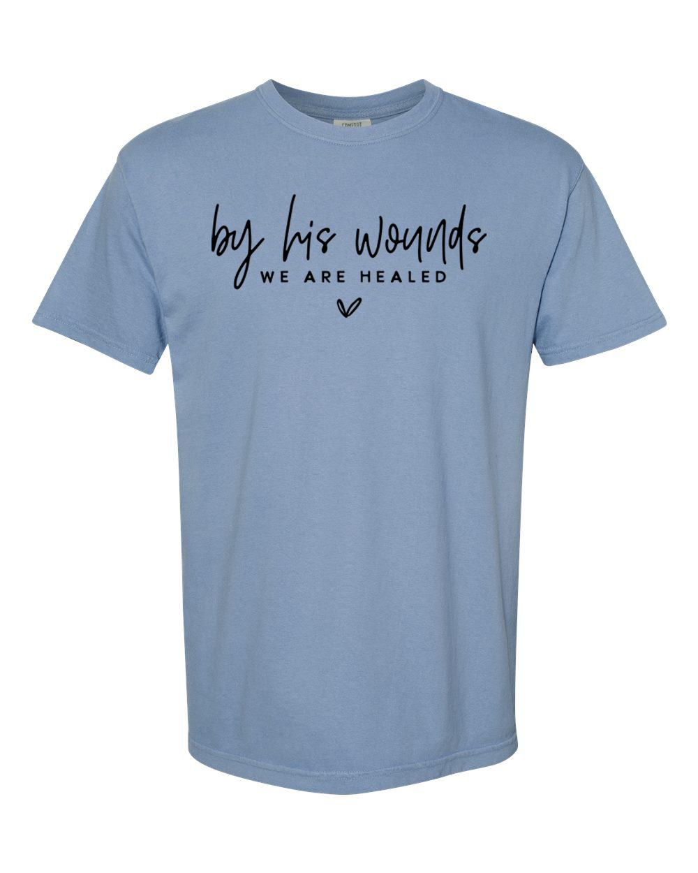 By his wonds