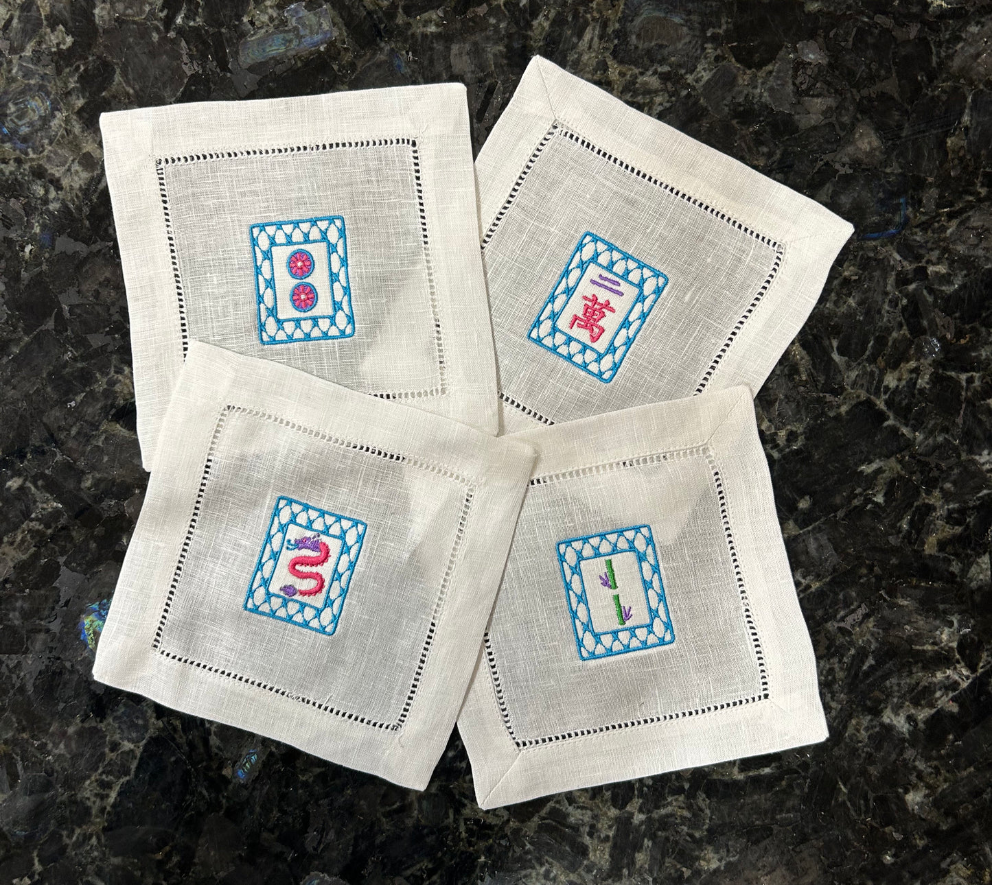 Mahjong Cocktail Napkin