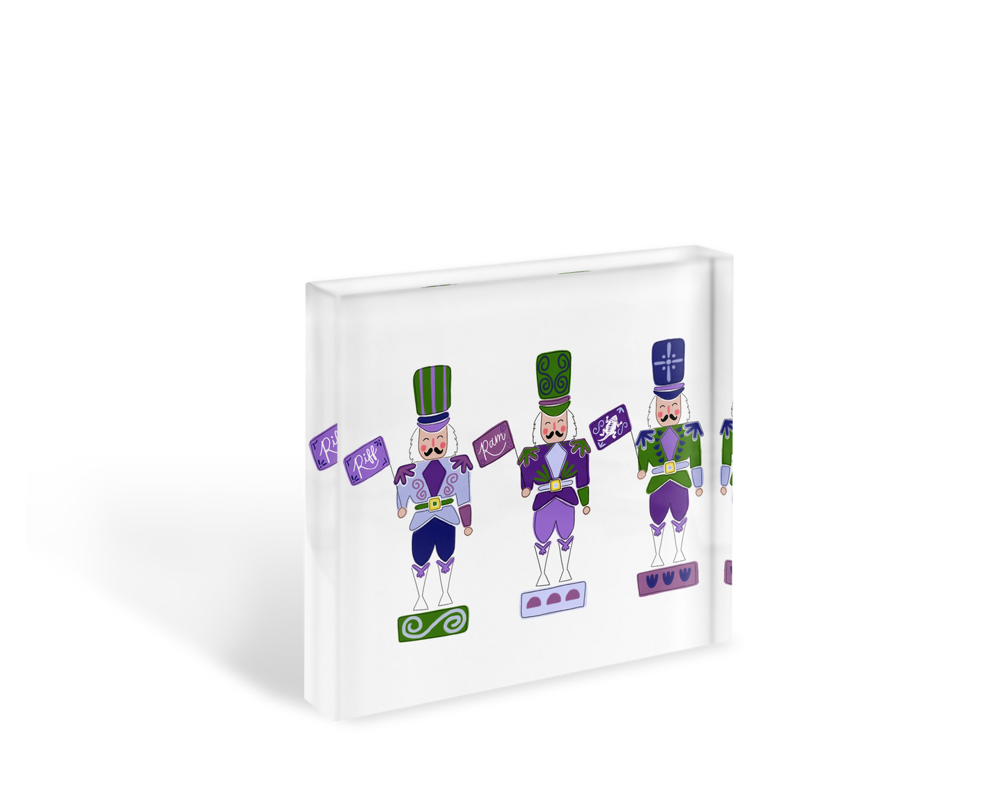 Nutcracker TCU Acrylic Block