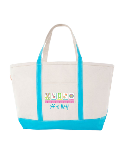 Personalized Mahjong Tote Large