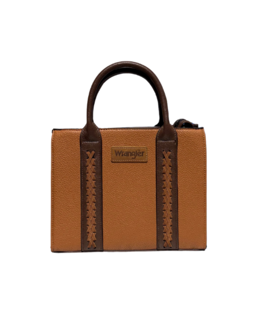 Monogramed Wrangler tote/crossbody