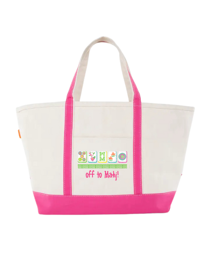 Personalized Mahjong Tote Large
