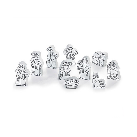 Color Me Nativity Set