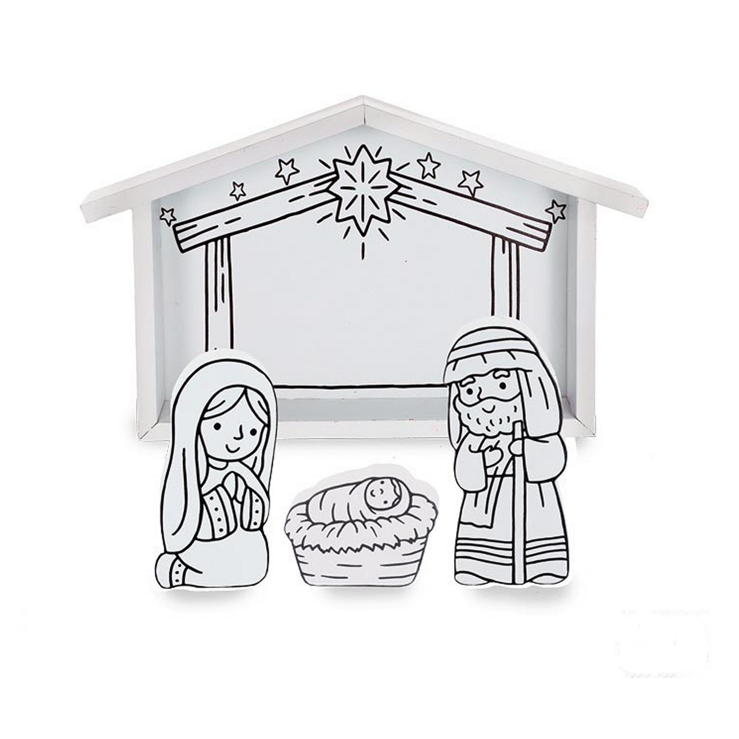 Color Me Holy Family Set