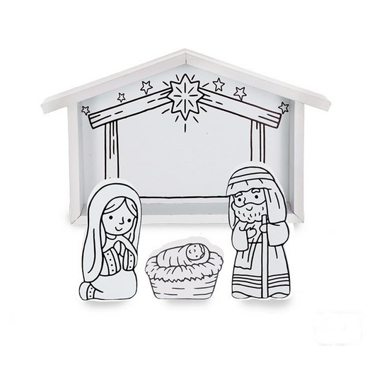 Color Me Holy Family Set