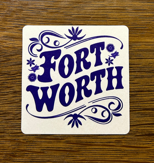 Fort Worth Square Coaster