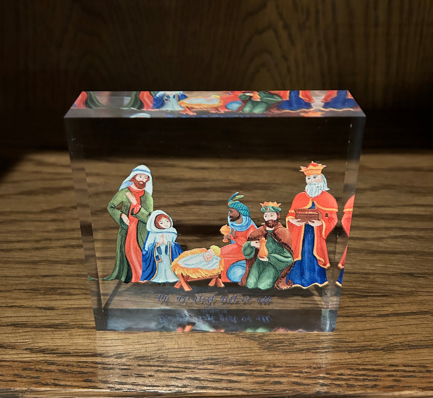 24 Nativity Acrylic Art Block