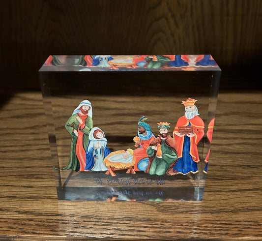 24 Nativity Acrylic Art Block