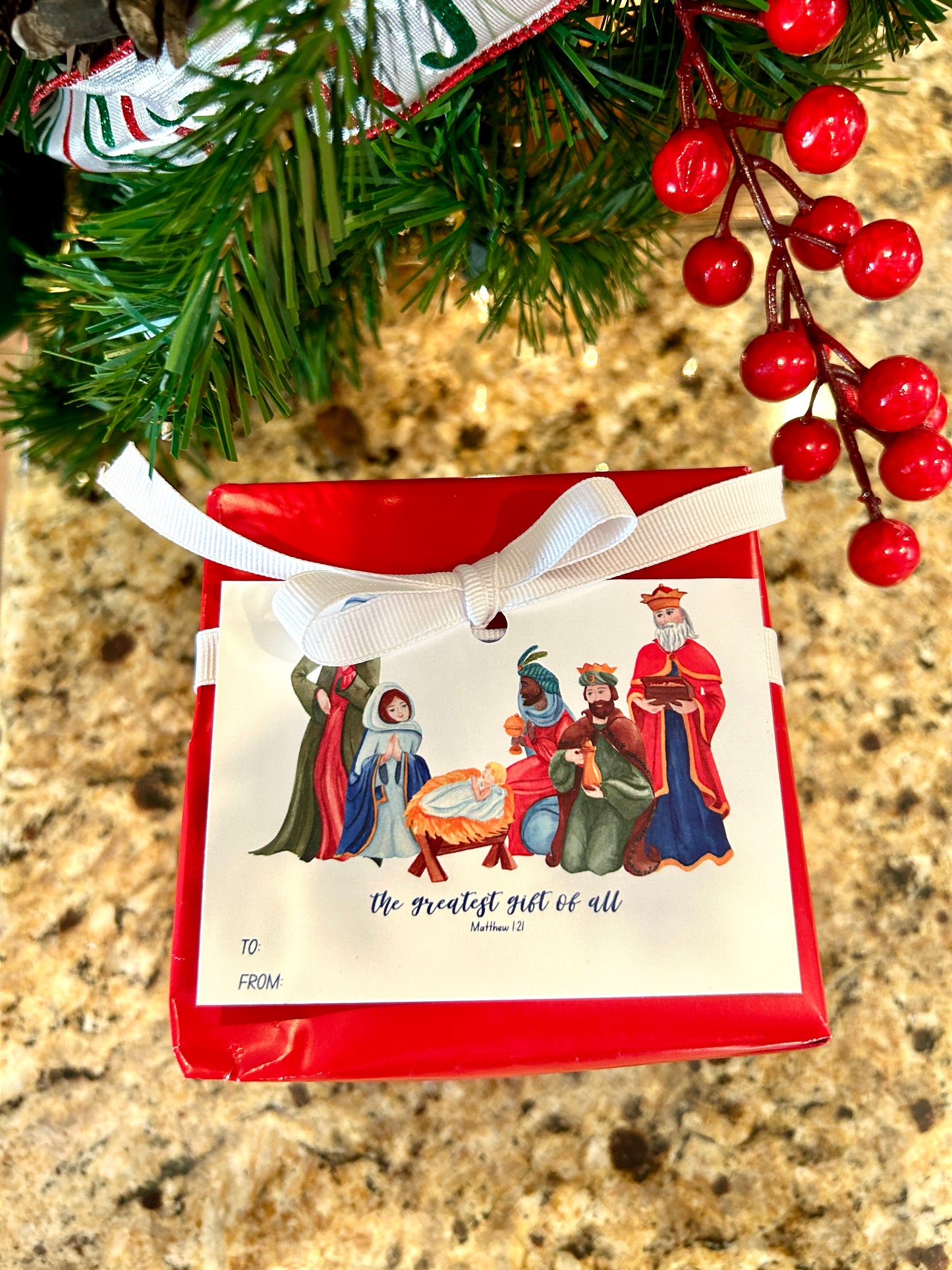 Nativity Gift Tag