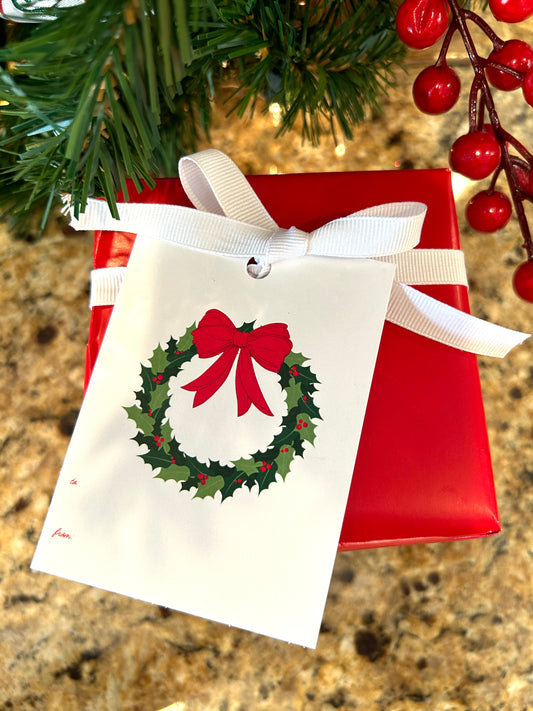 Wreath Gift Tag