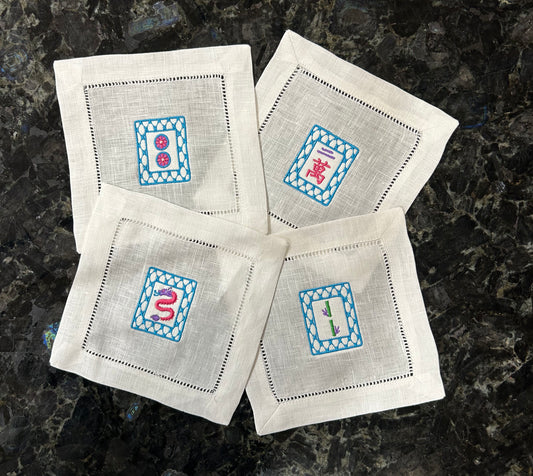 Mahjong Cocktail Napkin