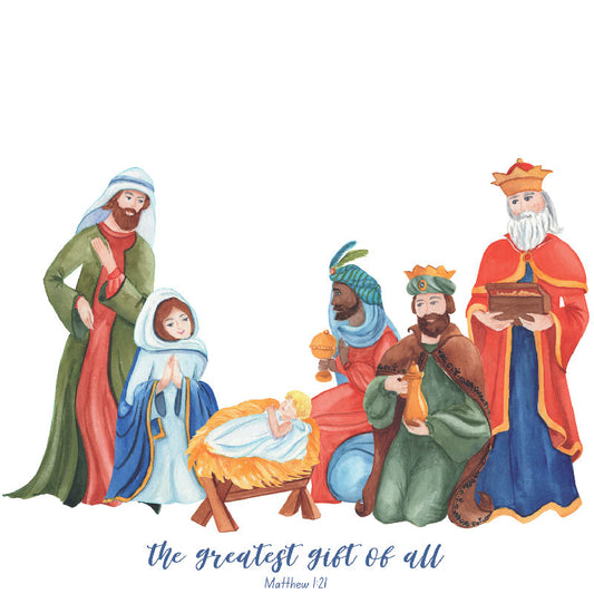 Nativity 24 Acrylic Block