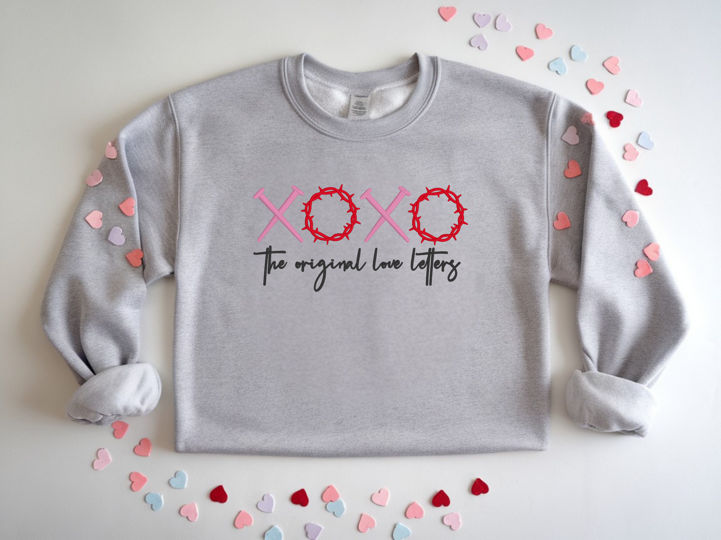 The Original Love Letters embroidered sweatshirt