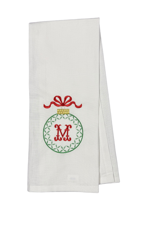 Ornament Monogram Towel