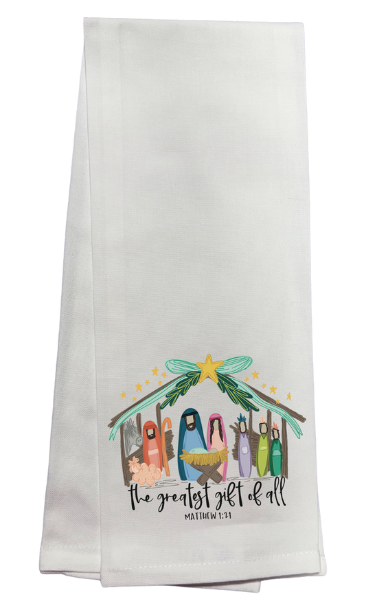 Greatest Gift Tea Towel