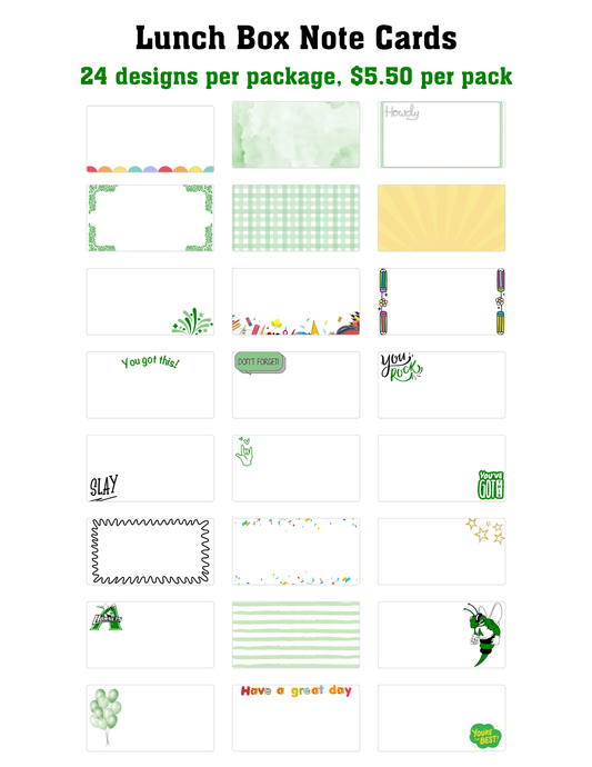 Lunch Box Note Pack