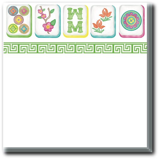 Mahj Square Block Note Pad